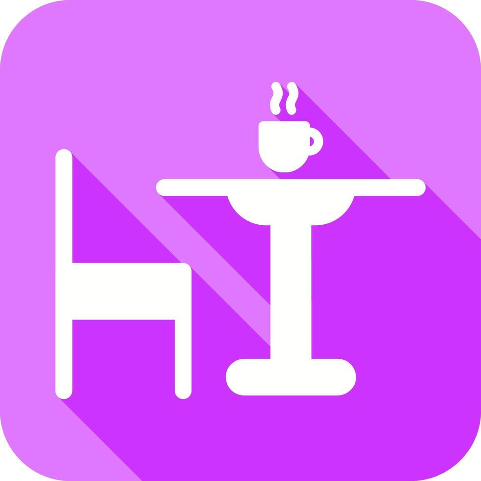 té mesa icono diseño vector