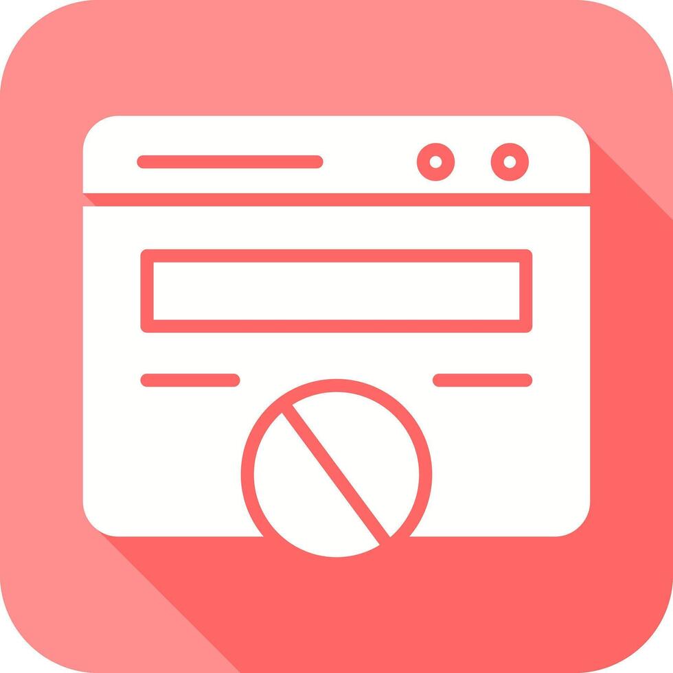 Block Website Icon vector