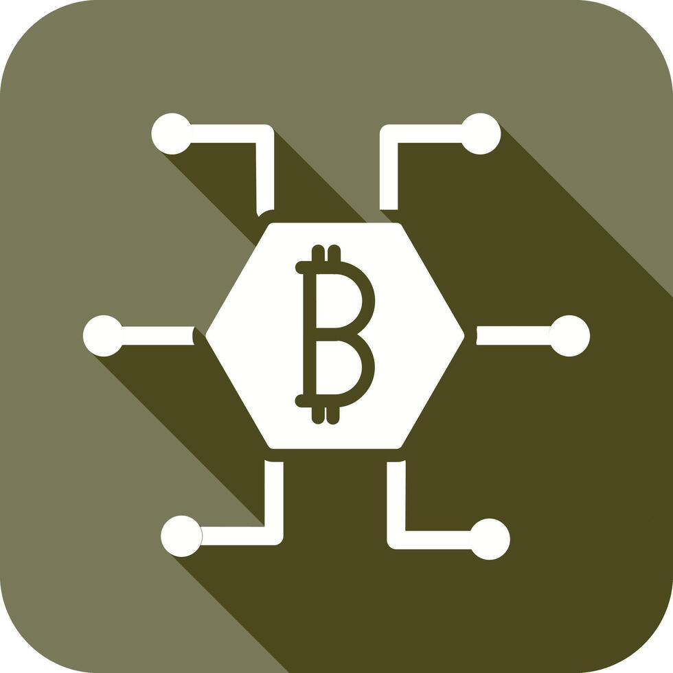 Bitcoin Icon Design vector