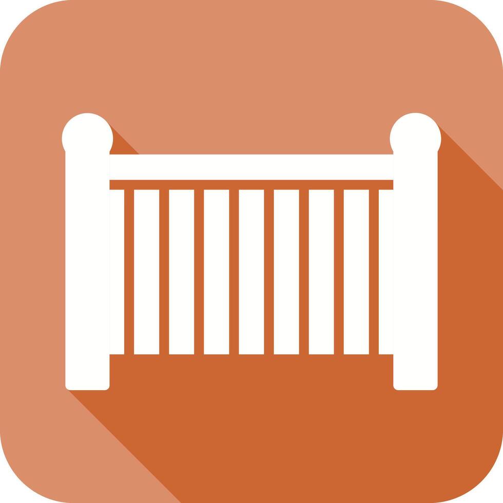 Baby Cot Icon vector