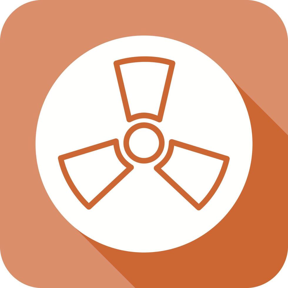 Radiation Icon Design vector