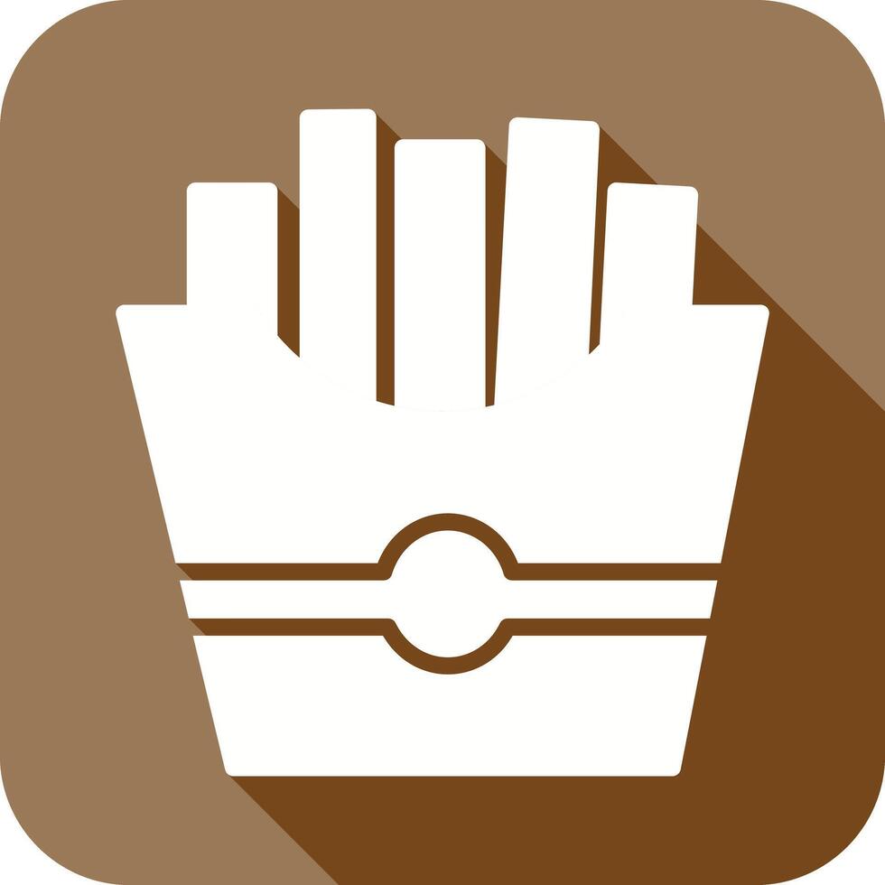 French Fries Icon Design vector