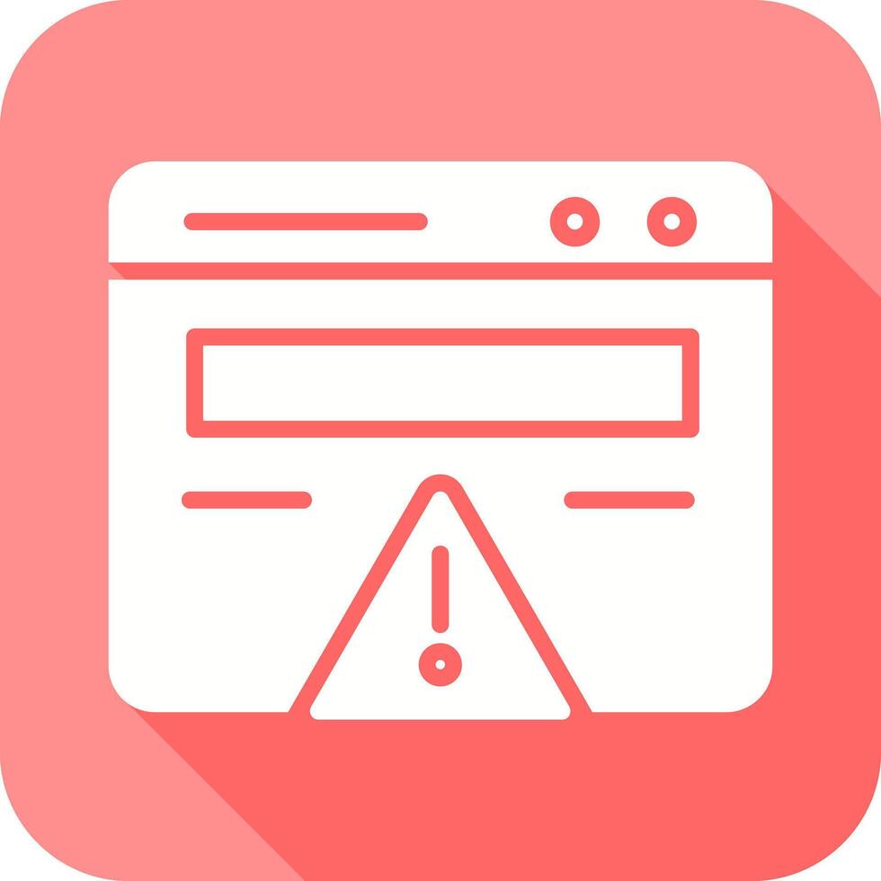 Web Error Icon vector