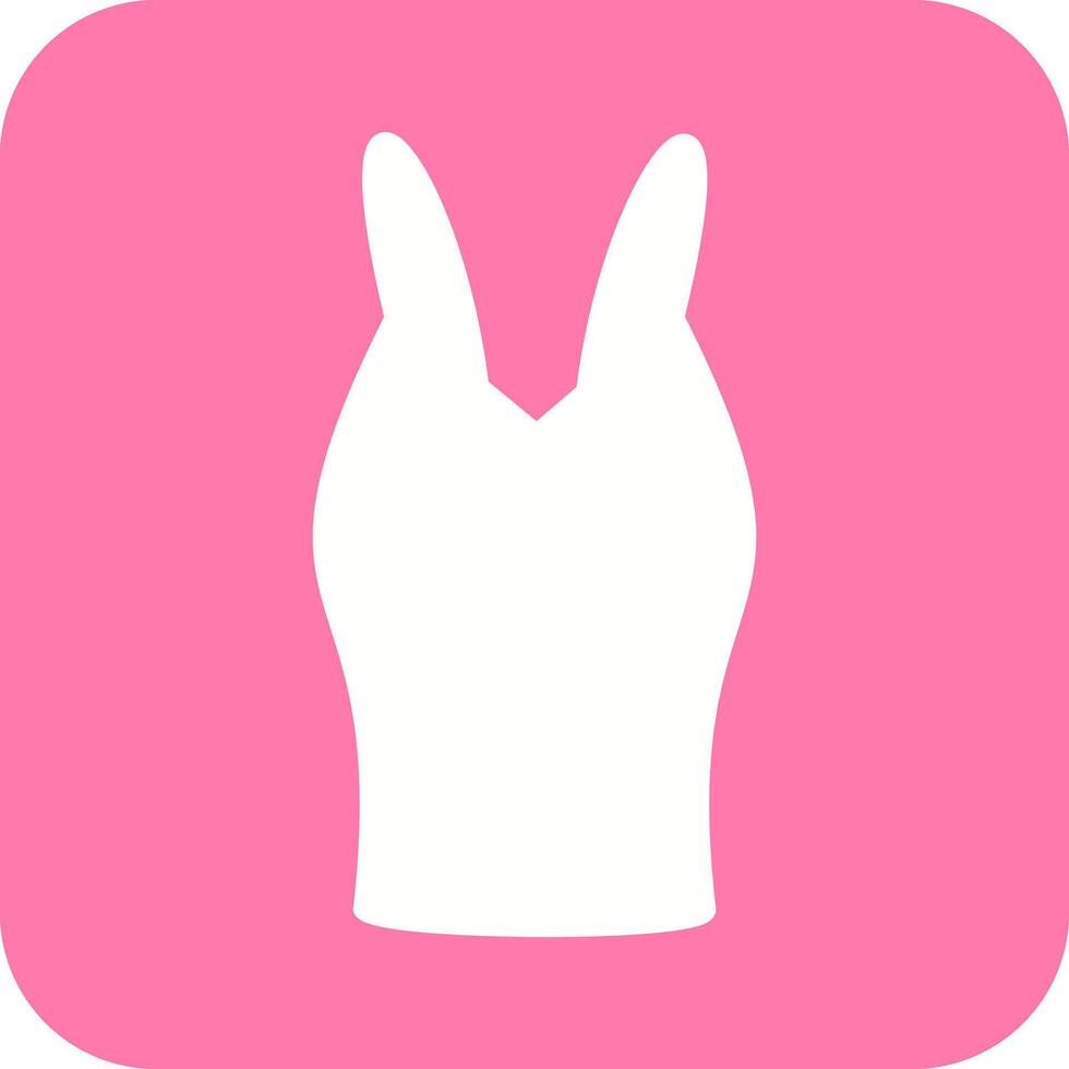 Ladies Vest Icon Design vector