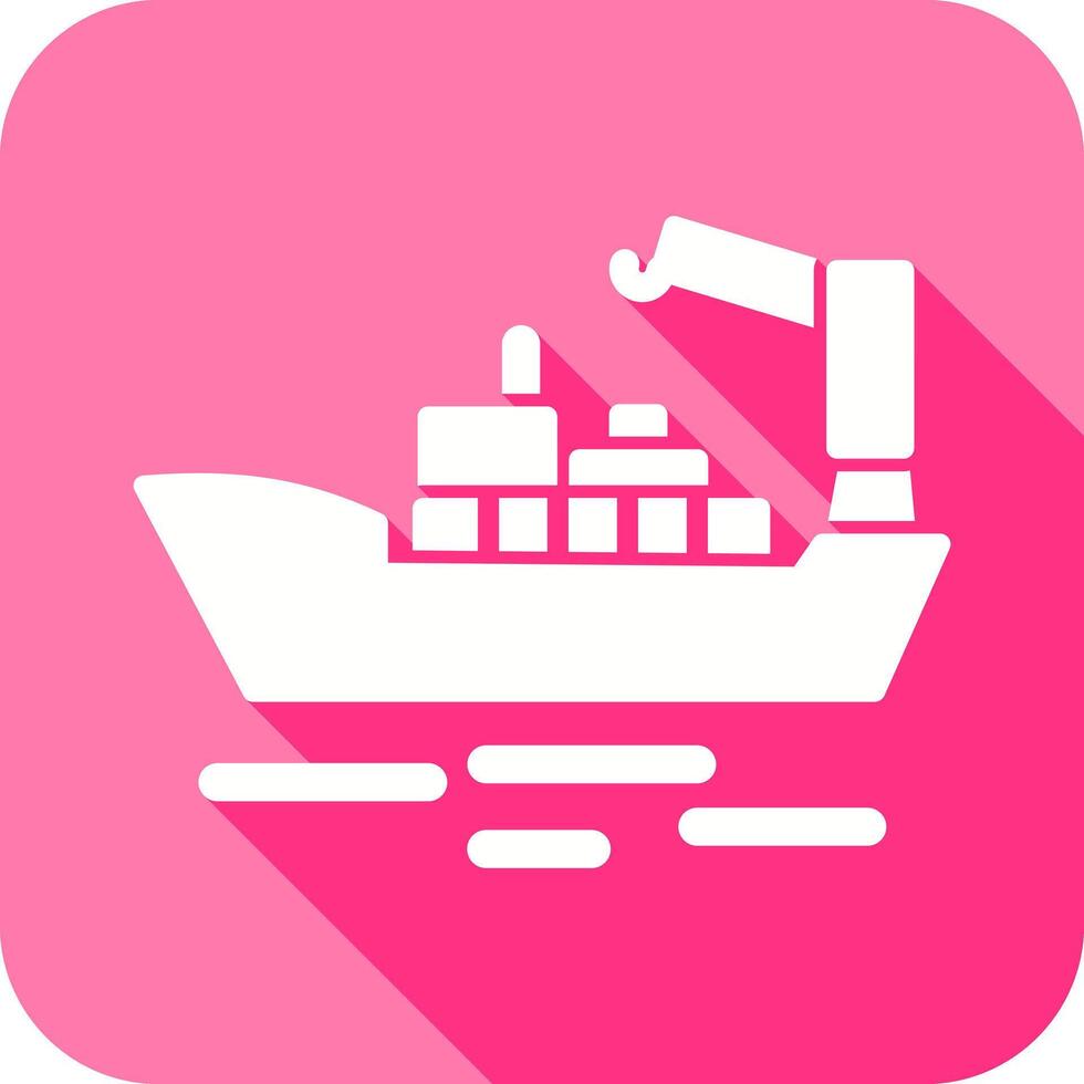 Cargo Ship II Icon Design vector