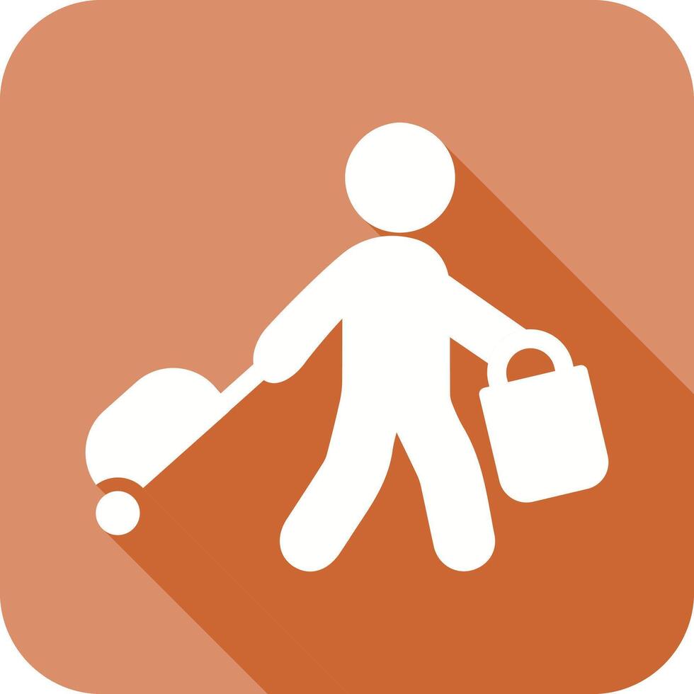 Carrying Bag Icon vector