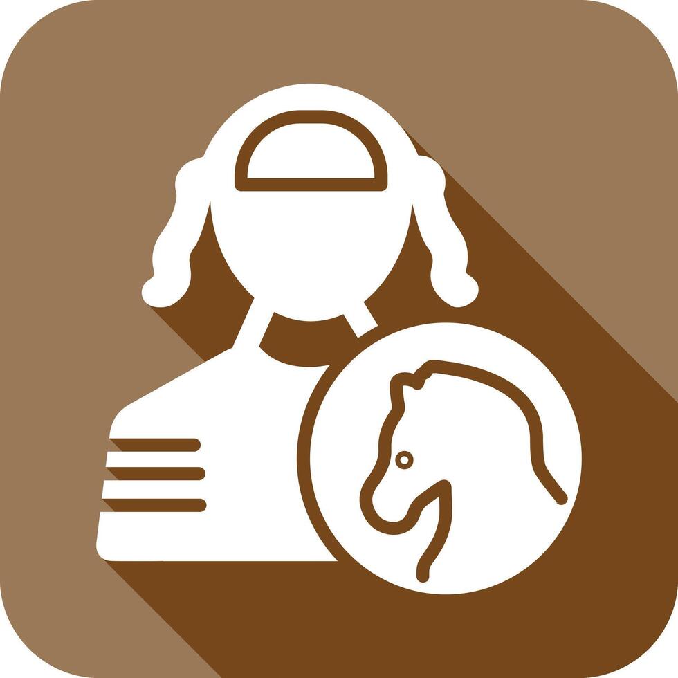 Jockey Icon Design vector