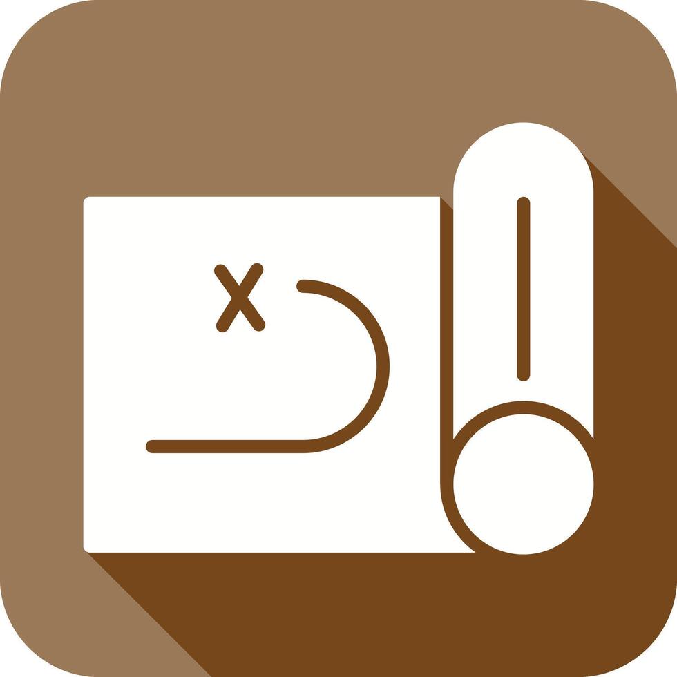 Treasure Map Icon Design vector