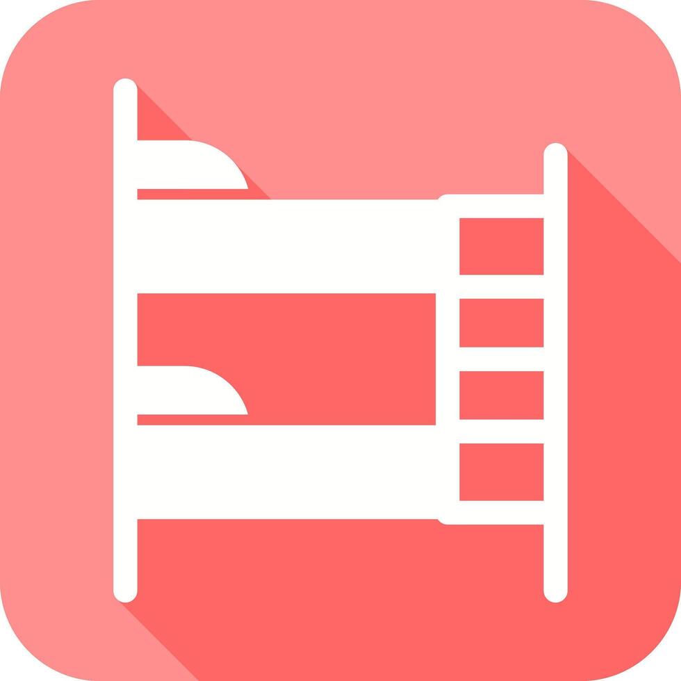 Bunk bed Icon Design vector