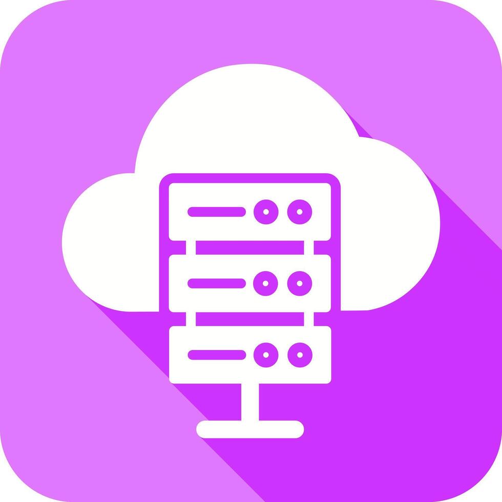 Hosting Icon Design vector