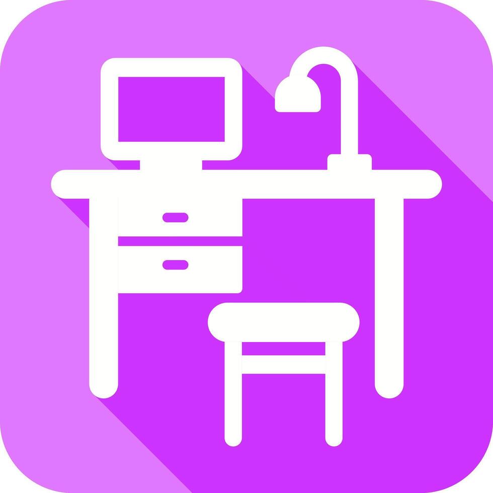 Simple Desk Icon Design vector