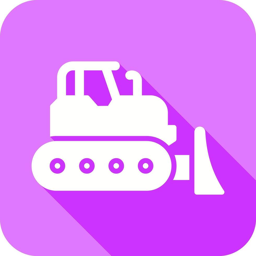 Bulldozer Icon Design vector