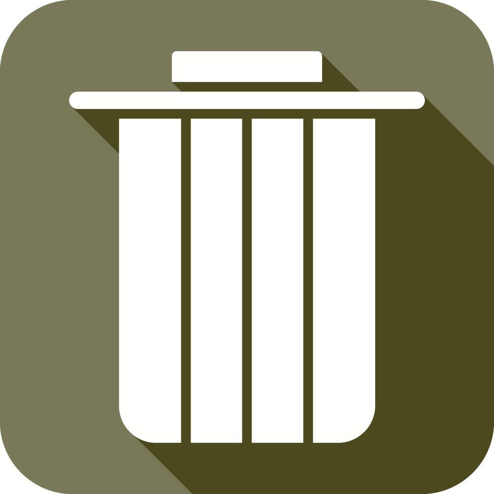 Dustbin Icon Design vector
