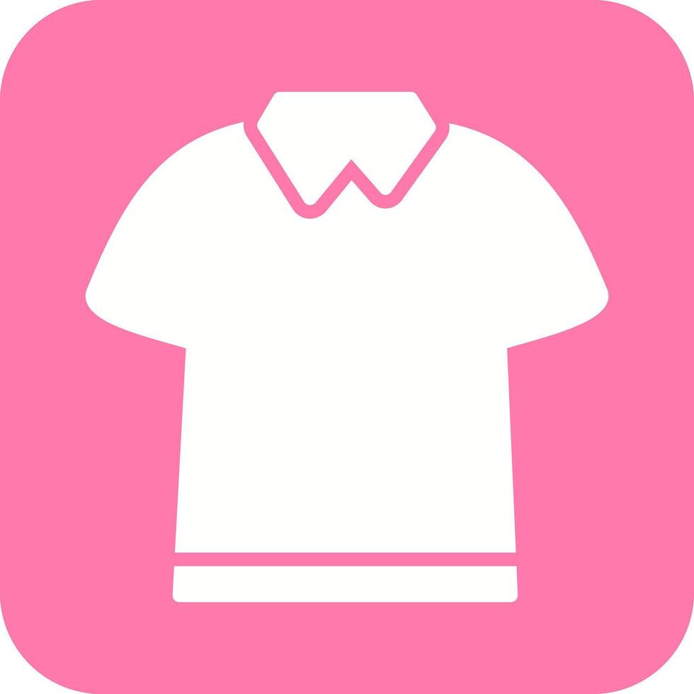 Polo Shirt Icon Design vector