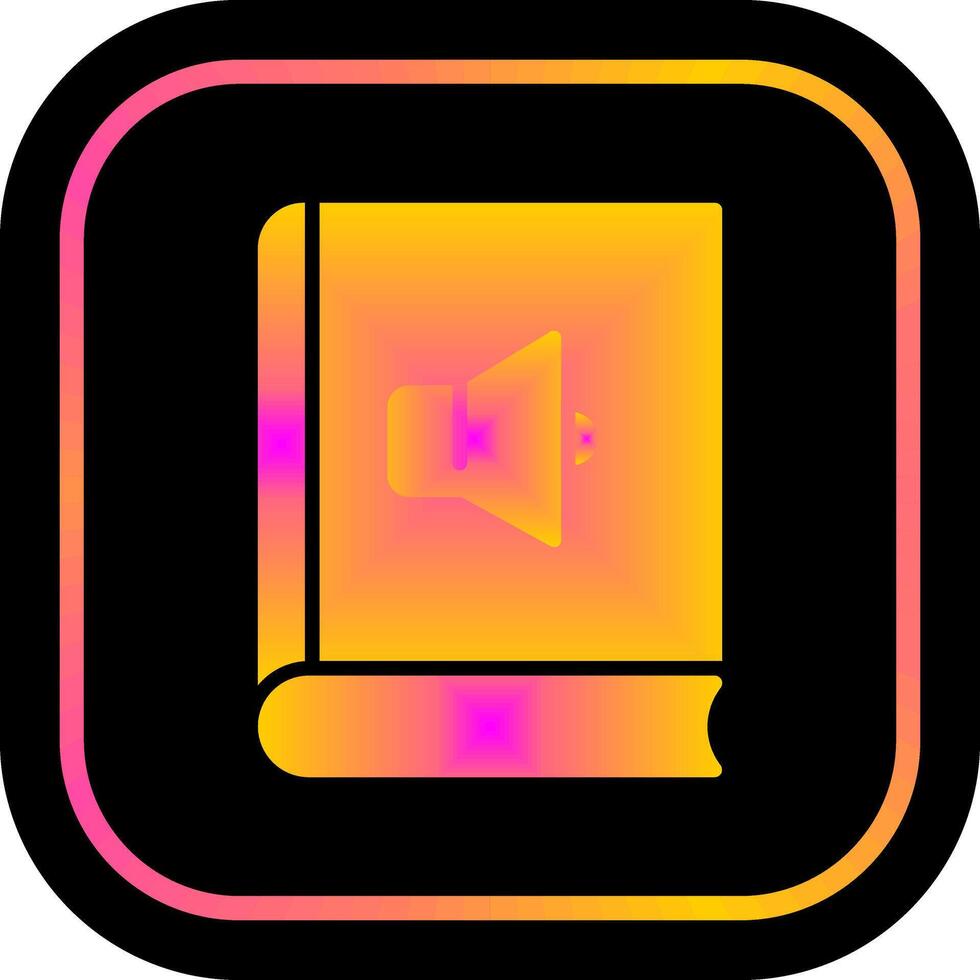 Audio Book Icon Design vector