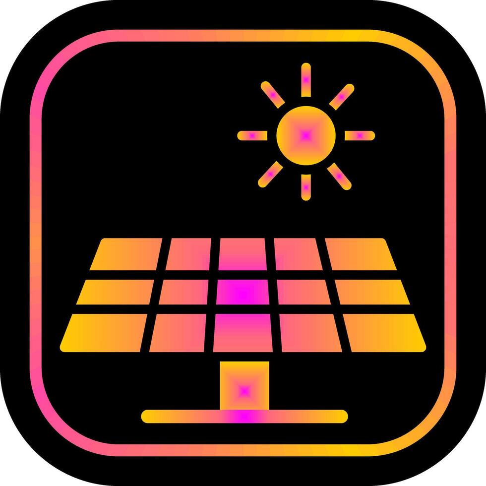 Solar Icon Design vector