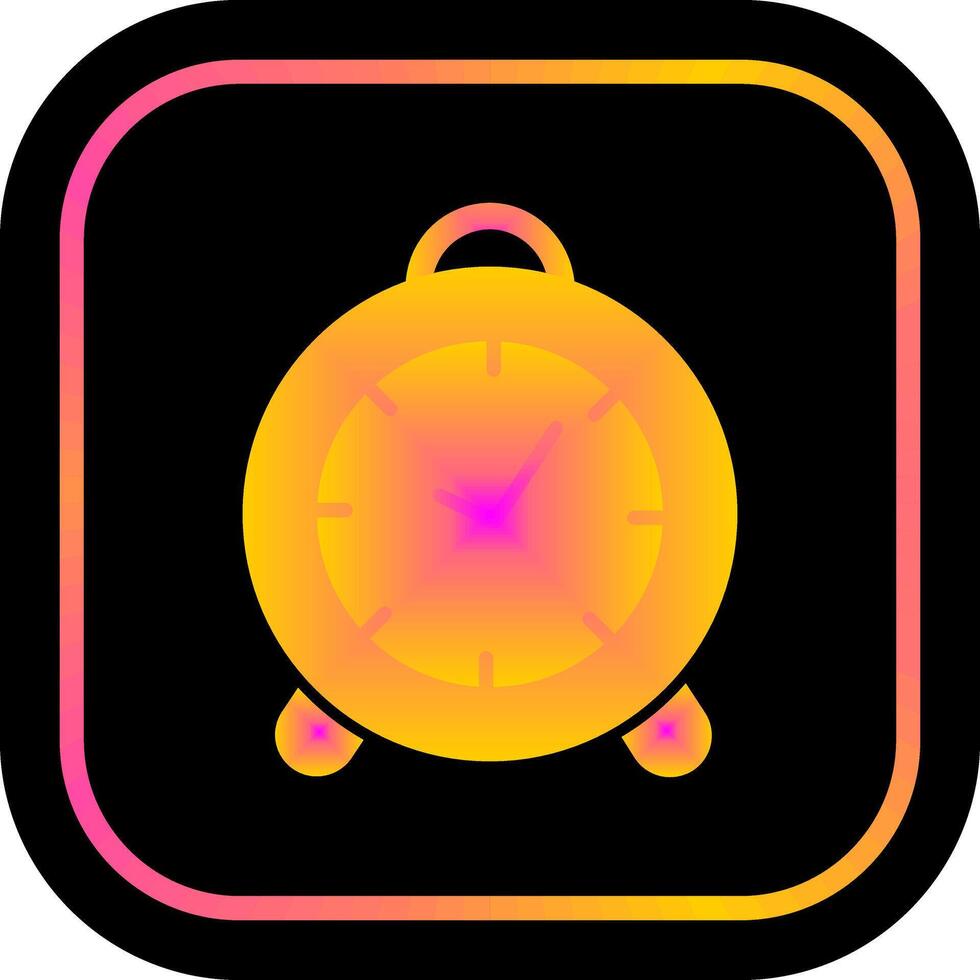 Alarm Clock Icon Design vector