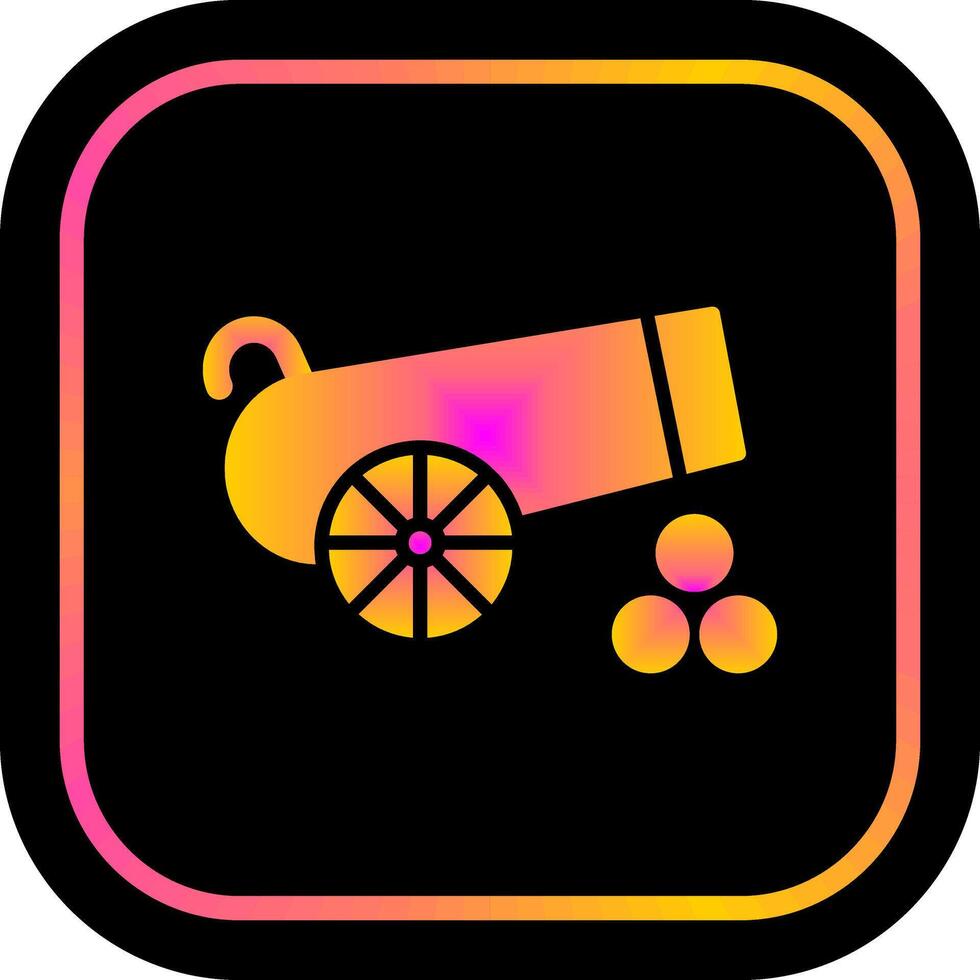 Cannon Balls Icon Design vector