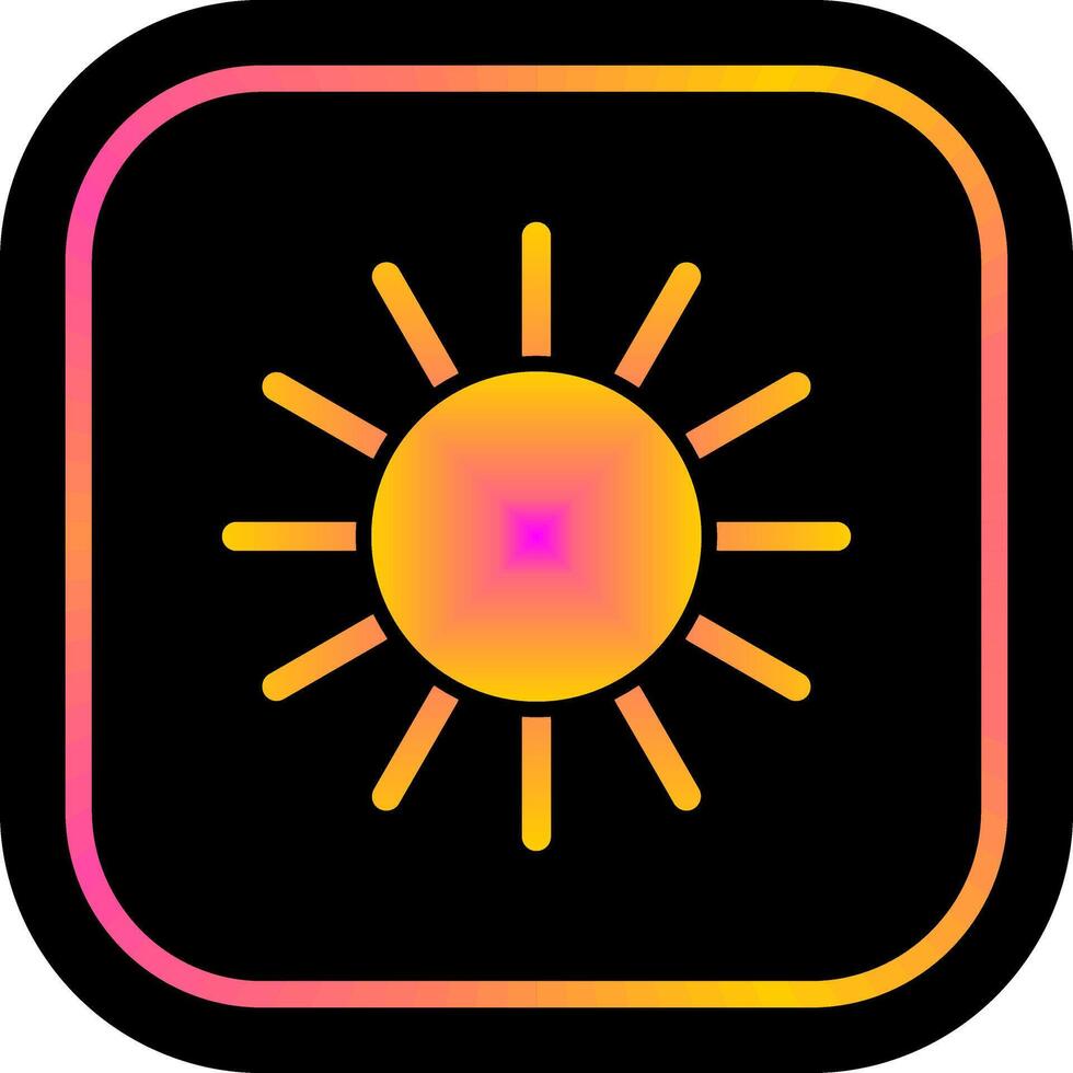 Sun II Icon Design vector