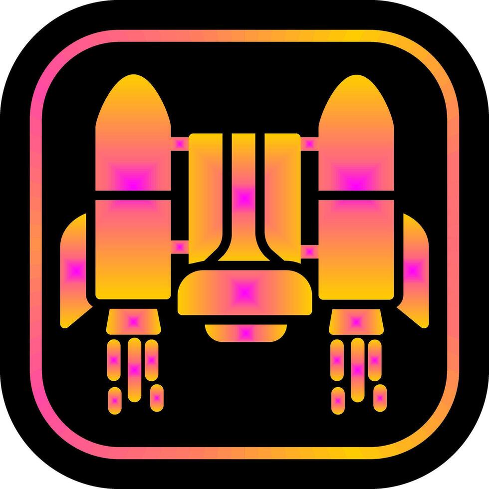 Jetpack Icon Design vector