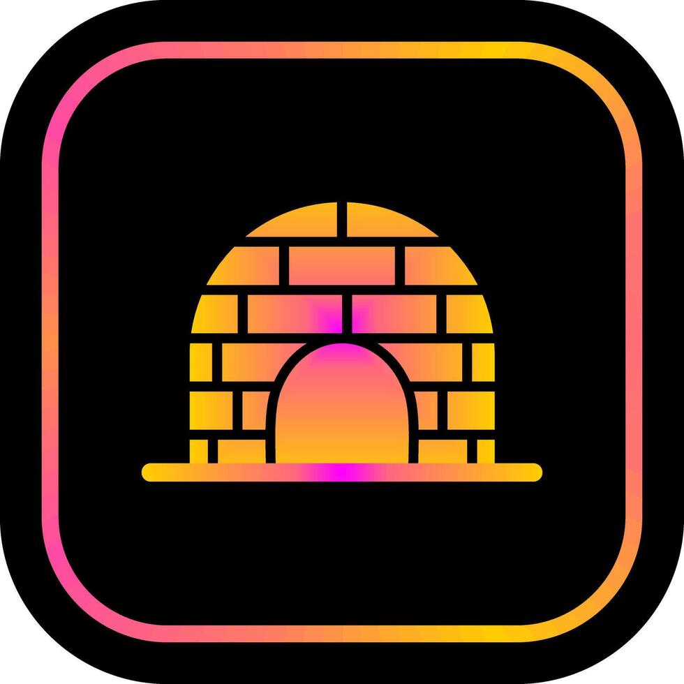 Igloo Icon Design vector