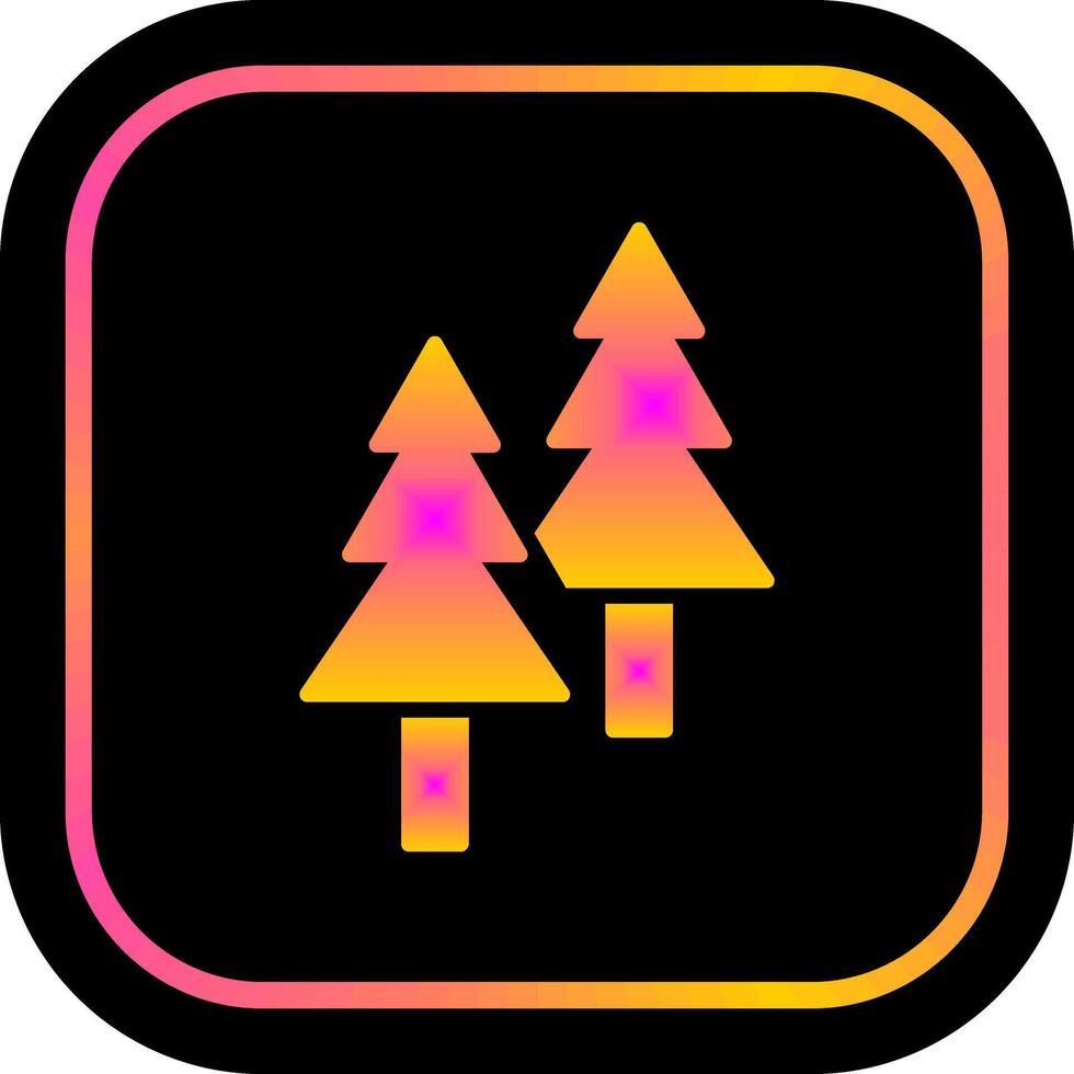 Pine Tree Icon Design vector