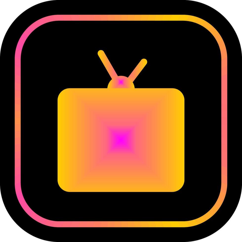 Television Broadcast Icon vector