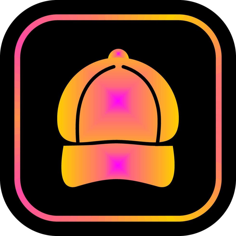 pags gorra icono diseño vector