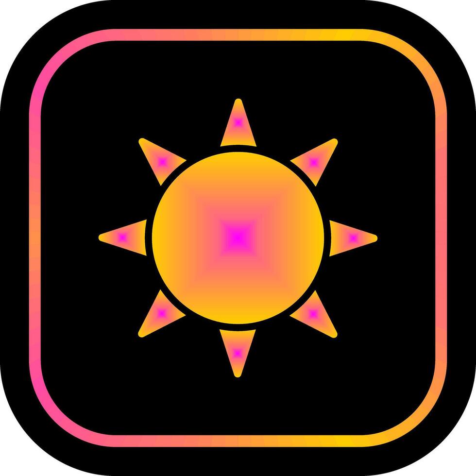 Sun I Icon Design vector