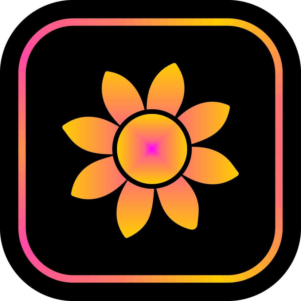 Sunflower Icon Design vector