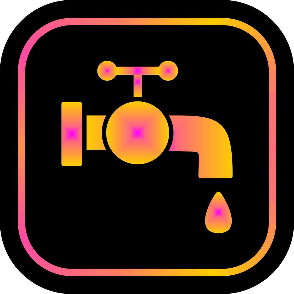 Water Tap Icon Design vector