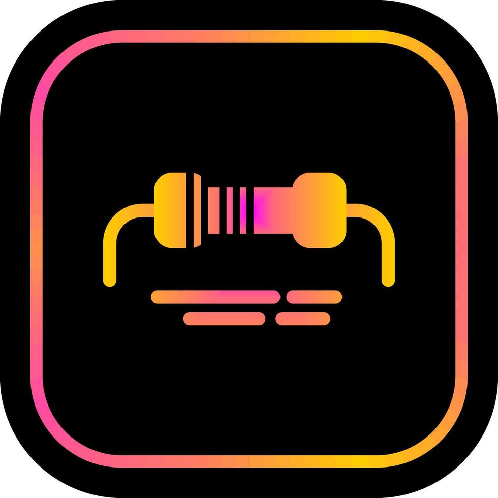 Resistor Icon Design vector