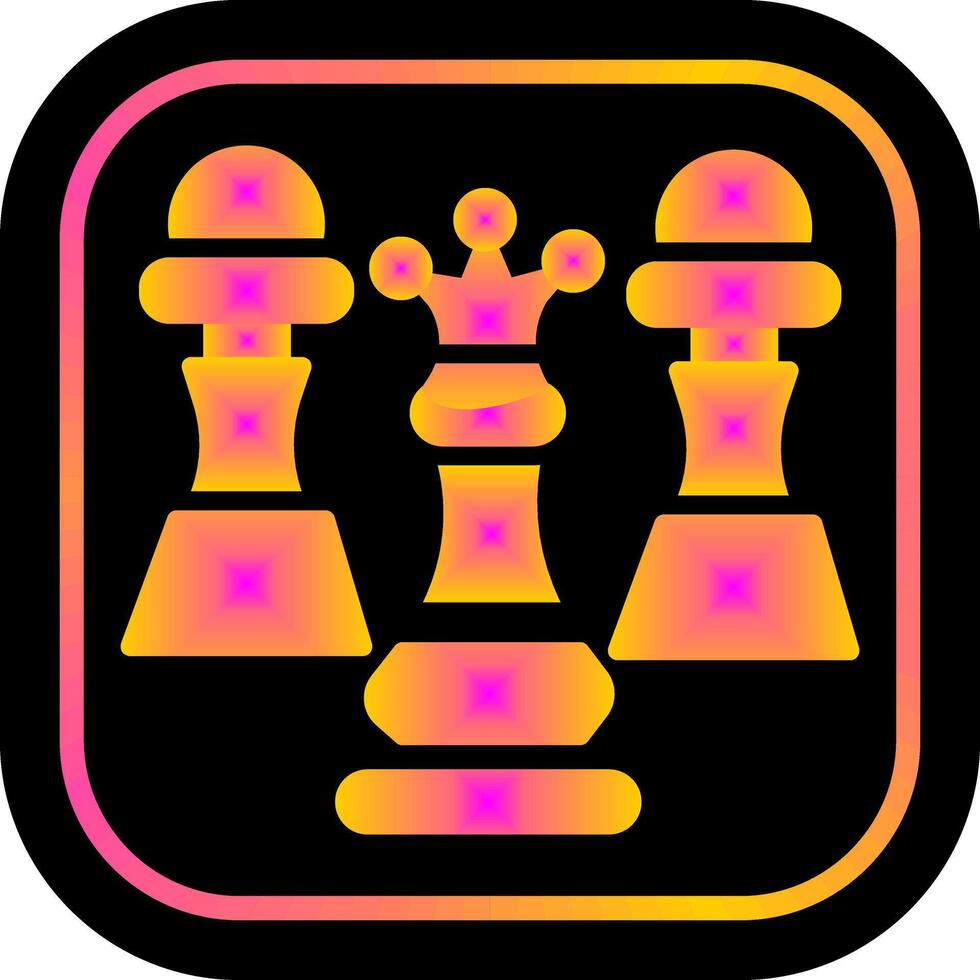 Chess Icon Design vector