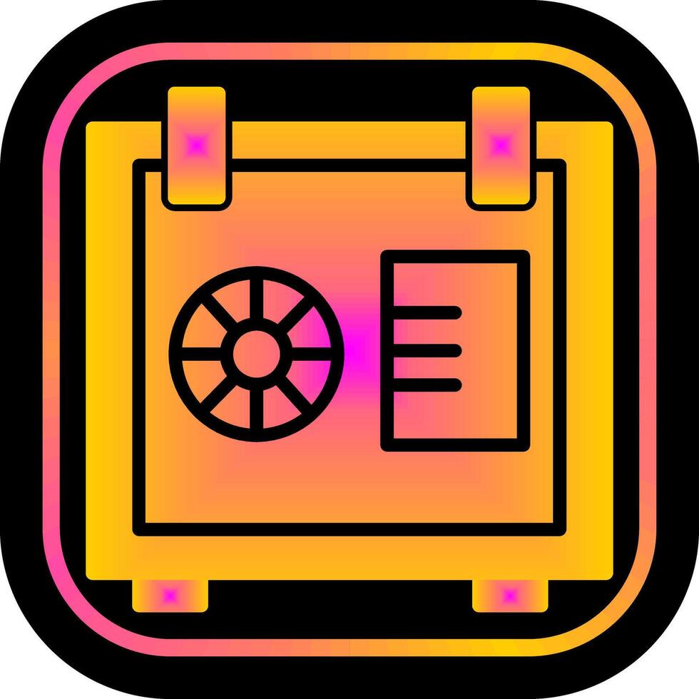 Safe Box Icon Design vector