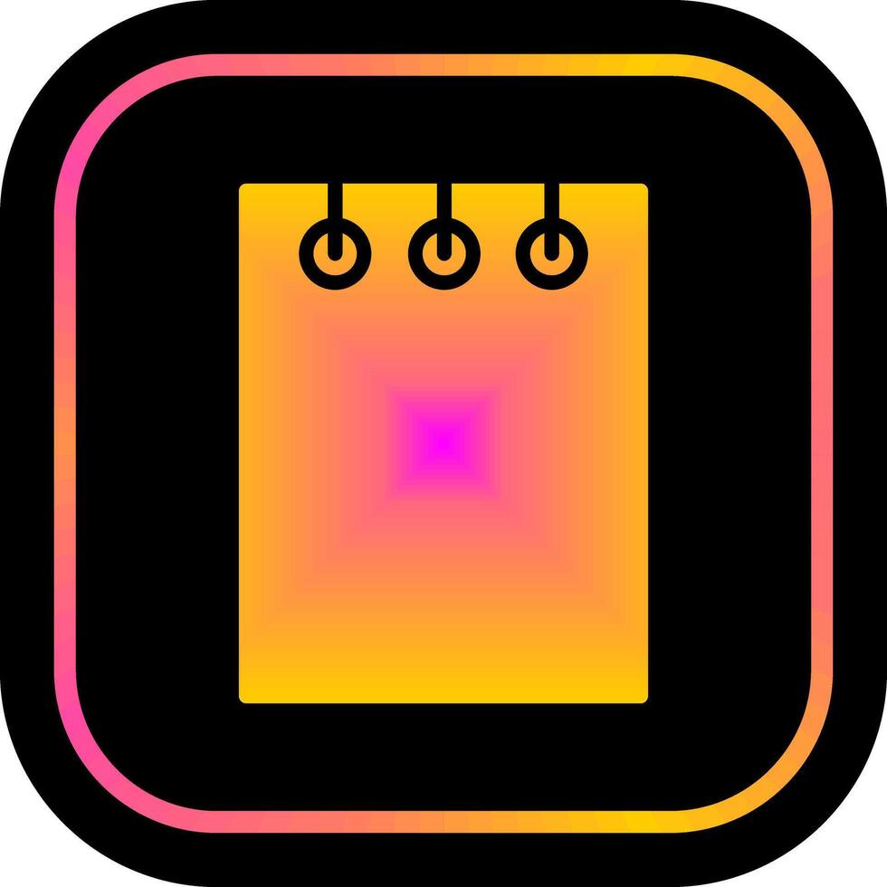 Notepad Icon Design vector