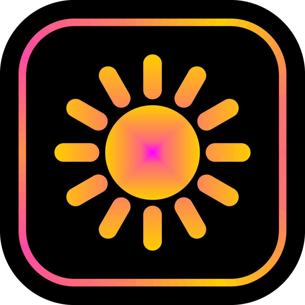 Sun Icon Design vector