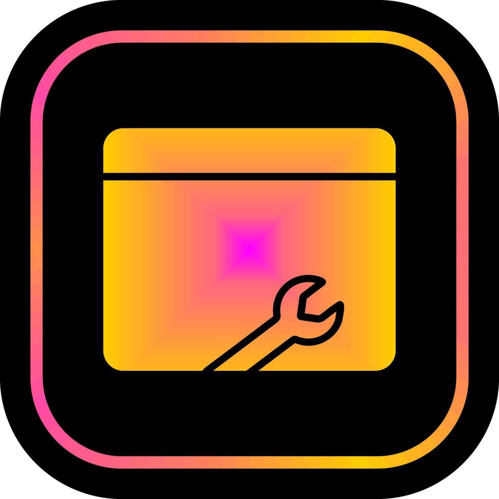 Web Maintenance Icon Design vector
