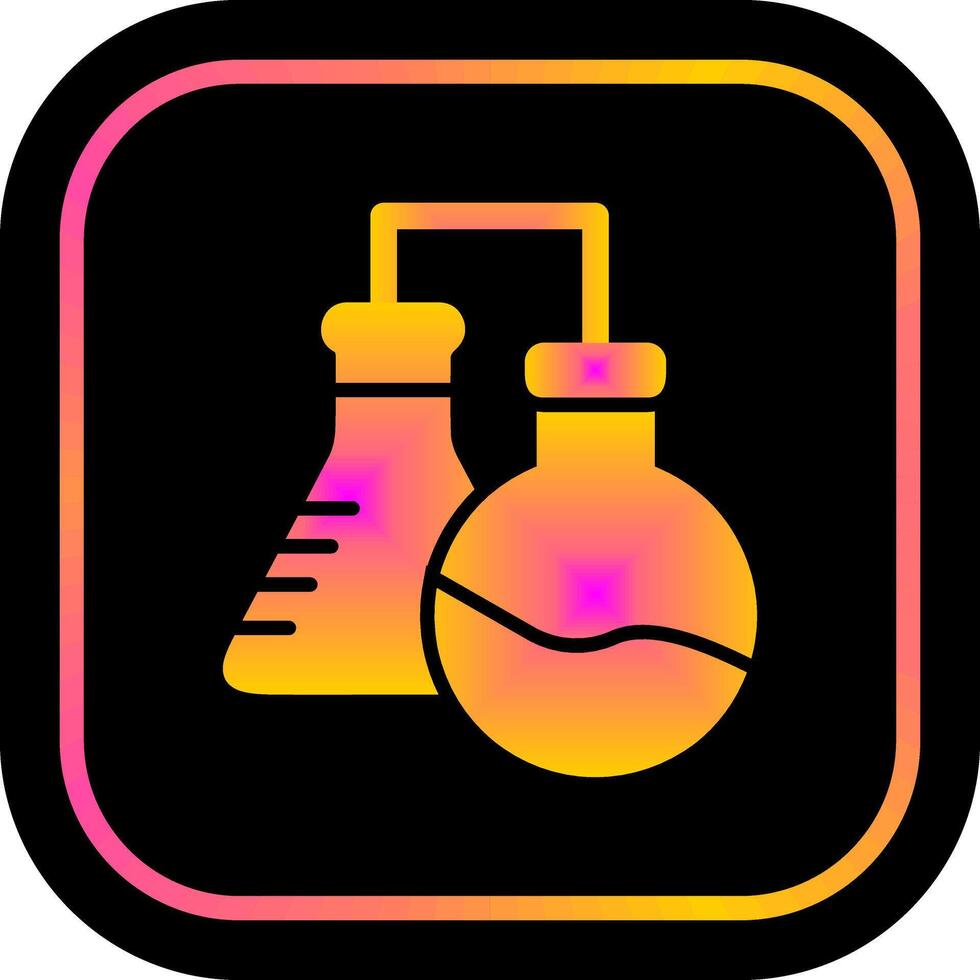 Flask Icon Design vector