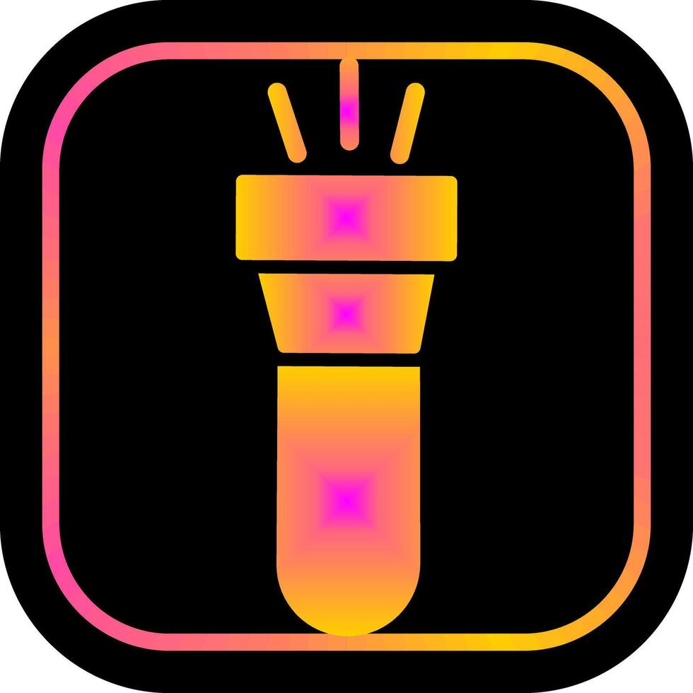 Flashlight Icon Design vector