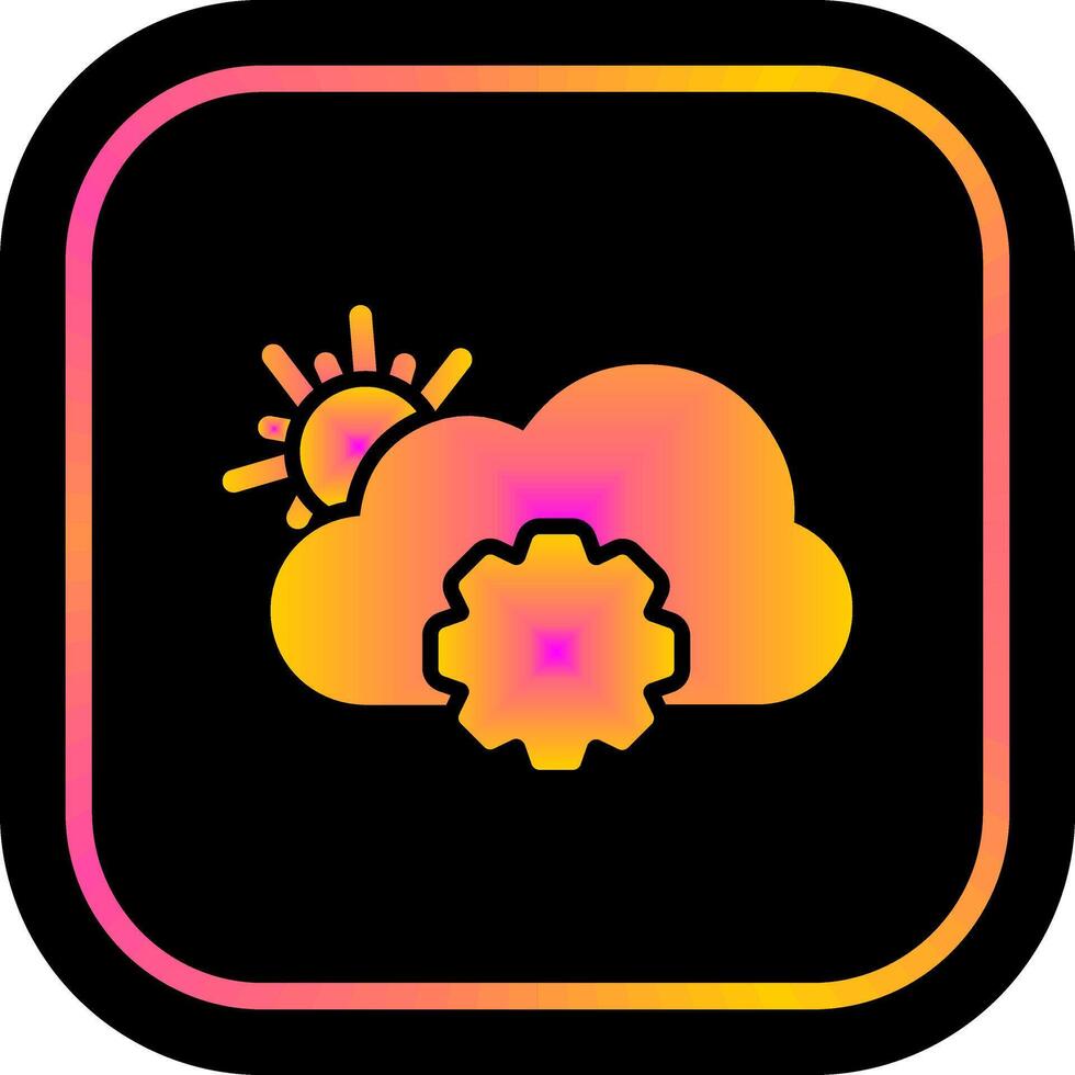 Forecast Icon Design vector