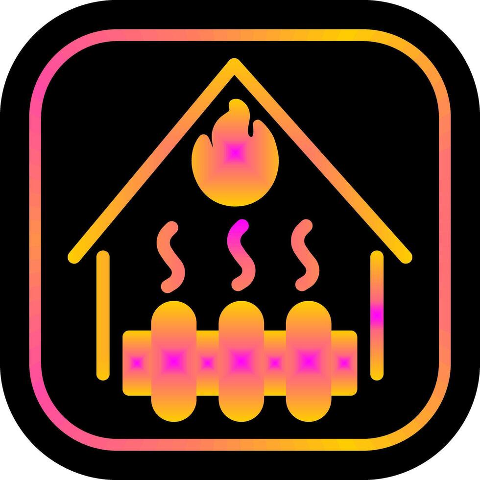 Heating System Icon Design vector