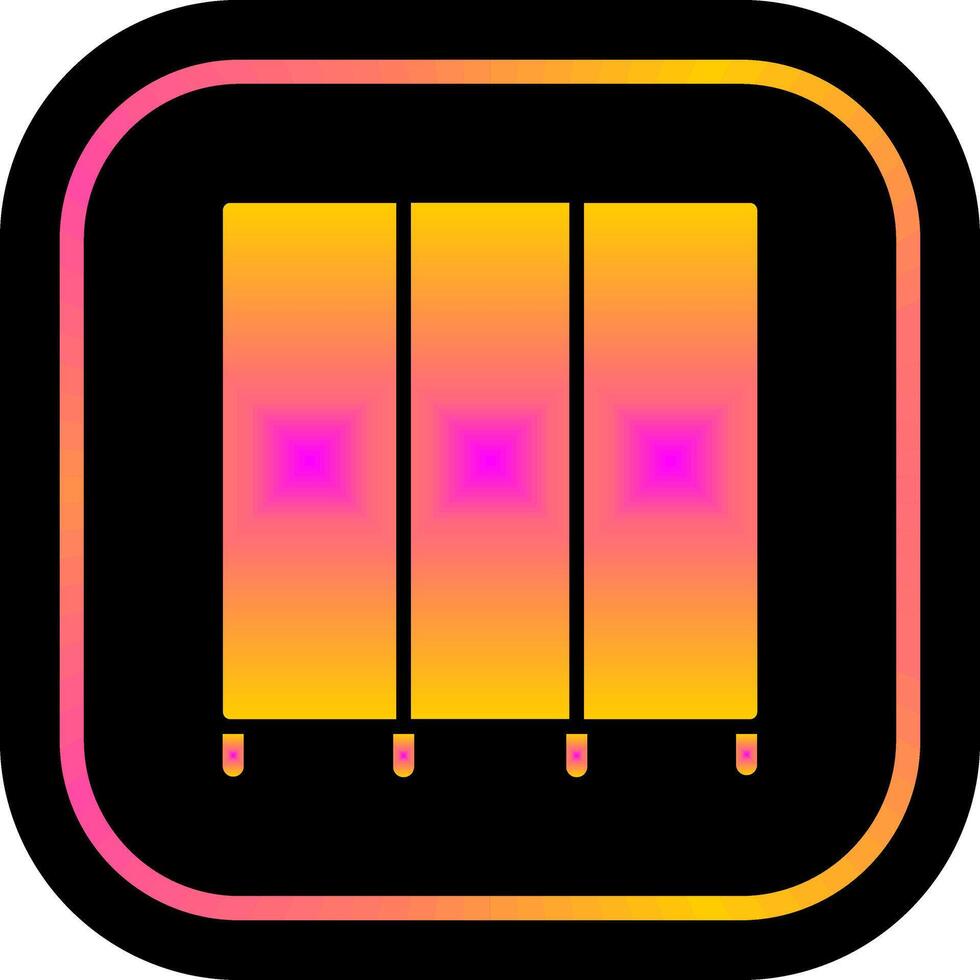 Lockers Icon Design vector