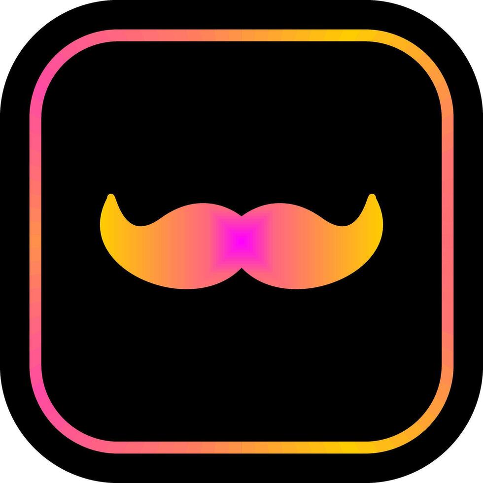 Bigote ii icono diseño vector