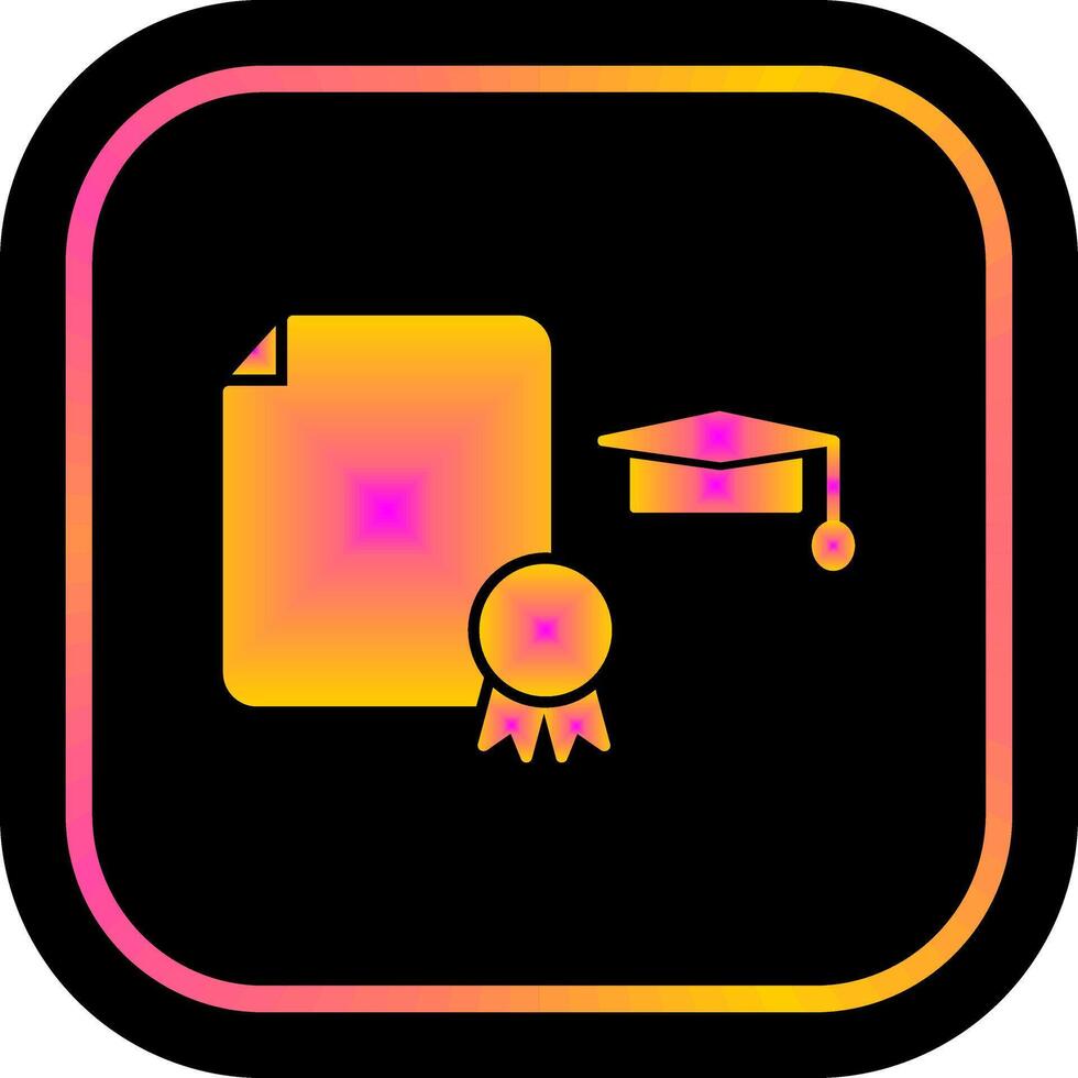 graduación icono diseño vector