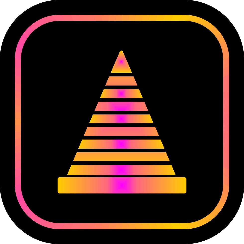 Traffic Cone Icon Design vector