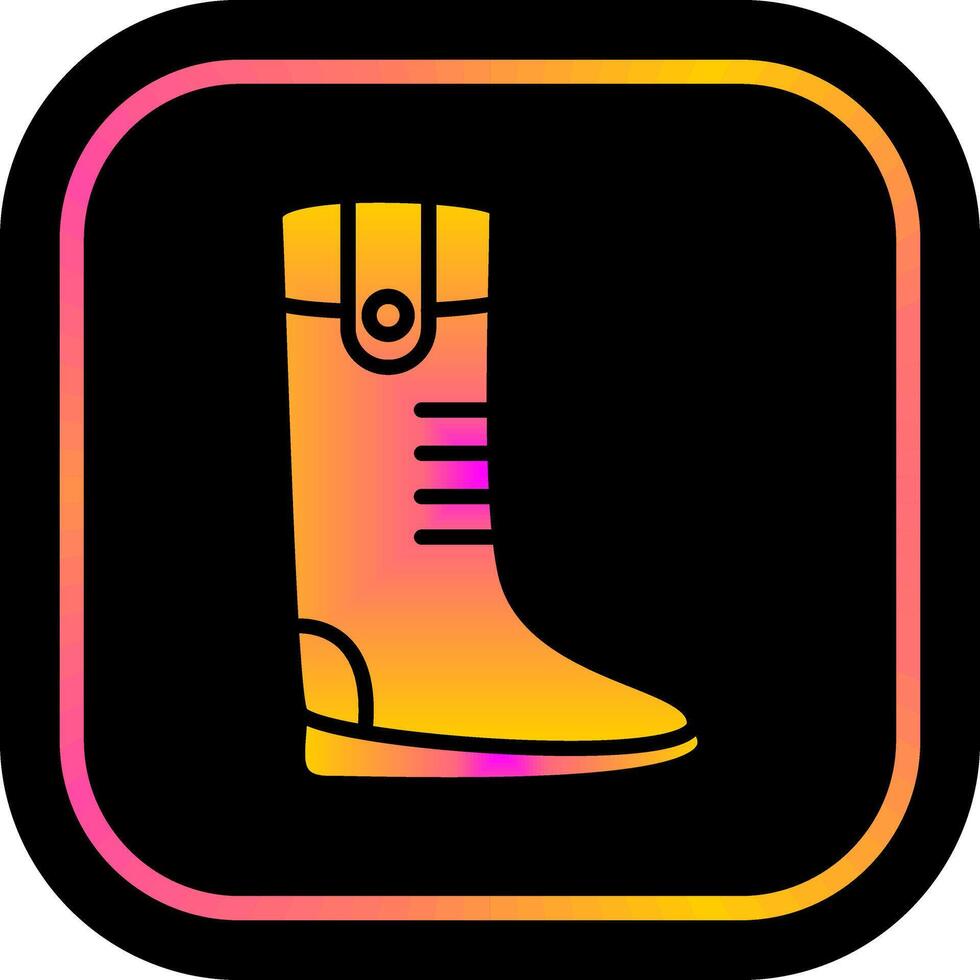 Long Boots Icon vector