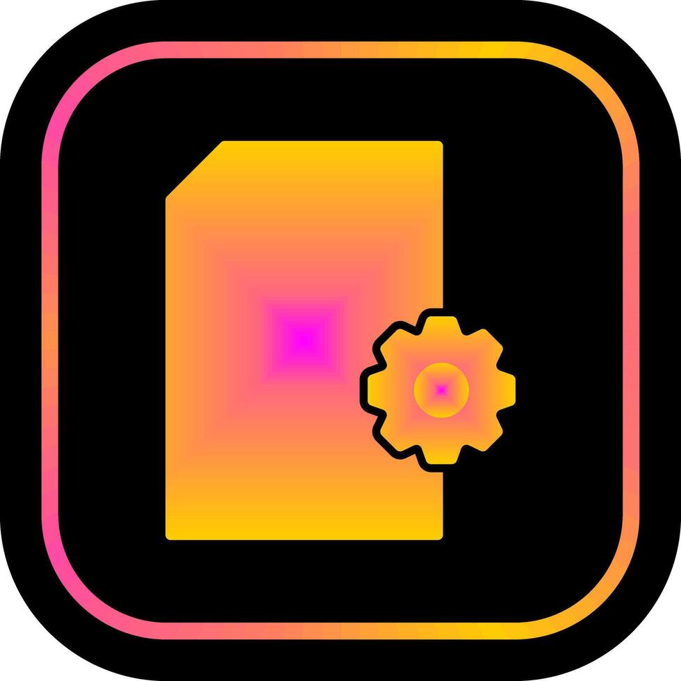 Setting Icon Design vector