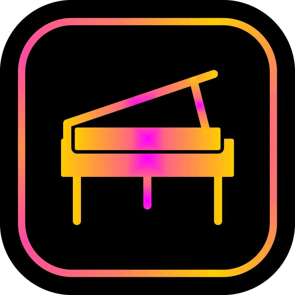 Grand Piano Icon Design vector