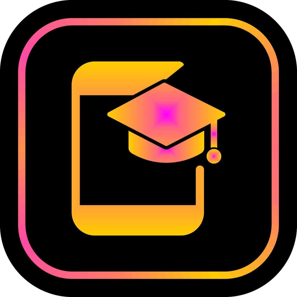 Digital Learning Icon vector