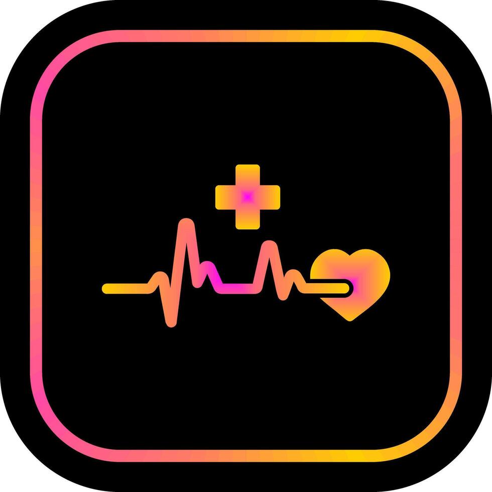 Heart Attack Icon Design vector